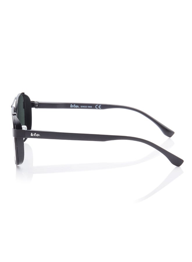 لي كوبر Polarized Sunglasses Matte Black Frame G15 Mirror Lens 59mm  - LC1209C01 - Image 3
