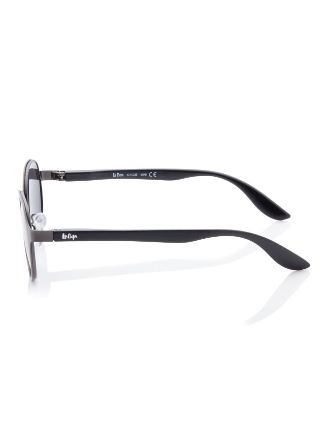 لي كوبر Polarized Sunglasses Matte Gun Frame Grey Mirror Lens 51mm  - LC1211C04 - Image 3