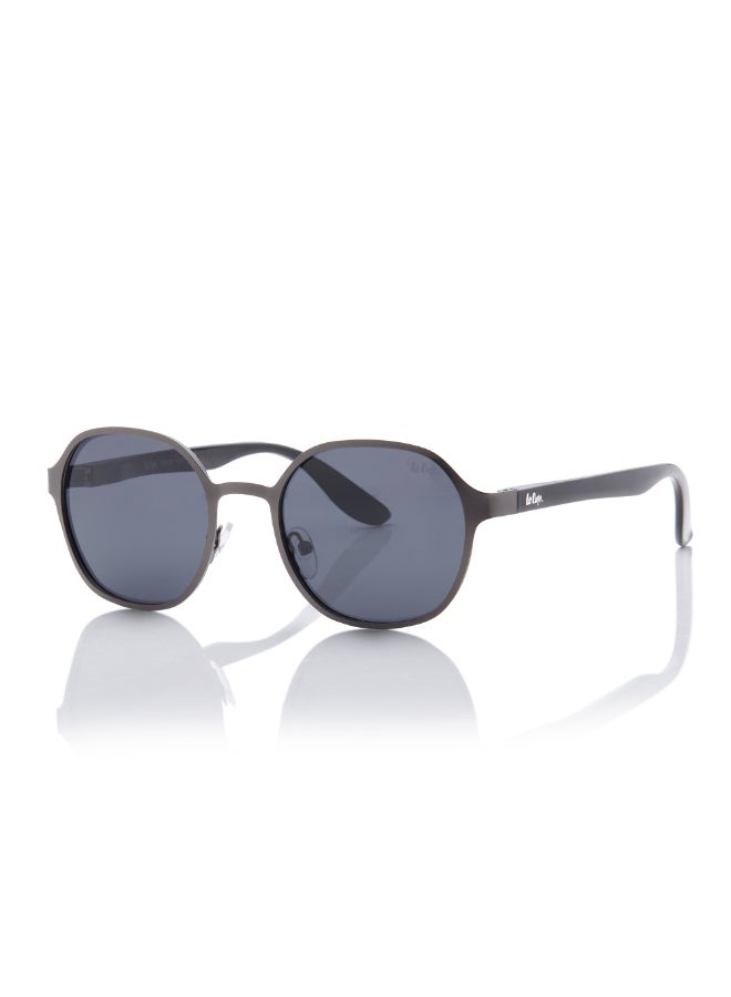 لي كوبر Polarized Sunglasses Matte Gun Frame Grey Mirror Lens 51mm  - LC1211C04 - Image 2