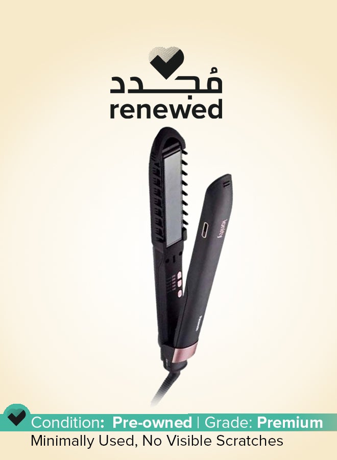 Panasonic Renewed - Hair Straightener Ionity Curl Volumize Keratin Coconut Oil Infused Ceramic Plates Black/Rose Gold 32 x 310 x 45ml - Image 1