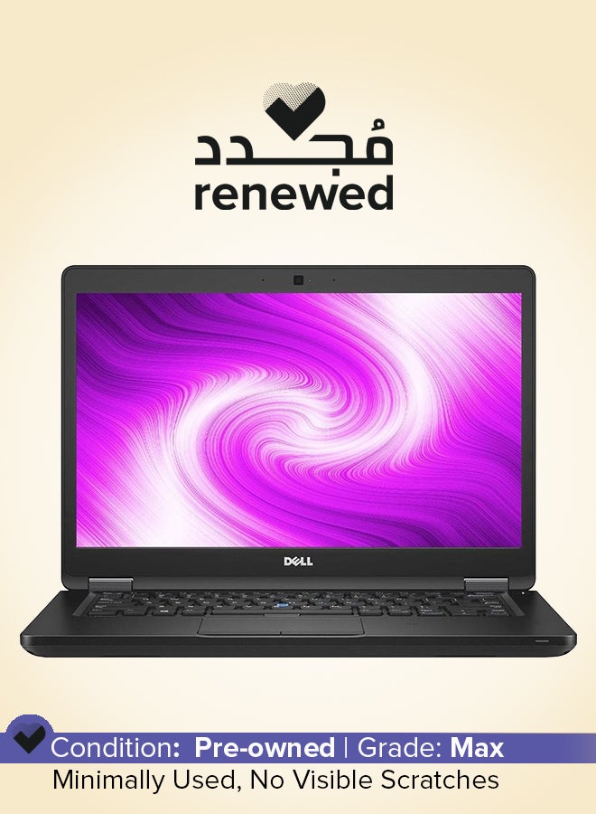 DELL Renewed - 5480 Laptop With 14 Inch Display, i5 7th 8GB RAM DDR5/256GB SSD/ Windows 11 Pro/ black  - Image 1