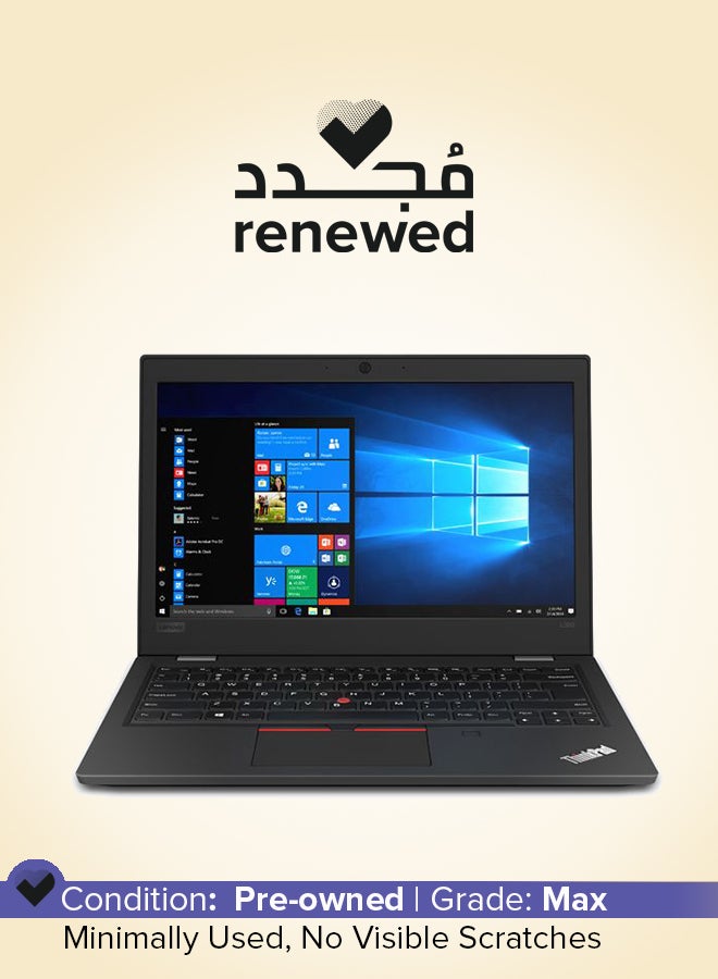 Renewed - ThinkPad l390 Laptop With 13.3 Inch Full HD Display,Intel Core i5-8365U Processor/8GB RAM DDR5/256GB SSD/Windows 11 Pro/ black