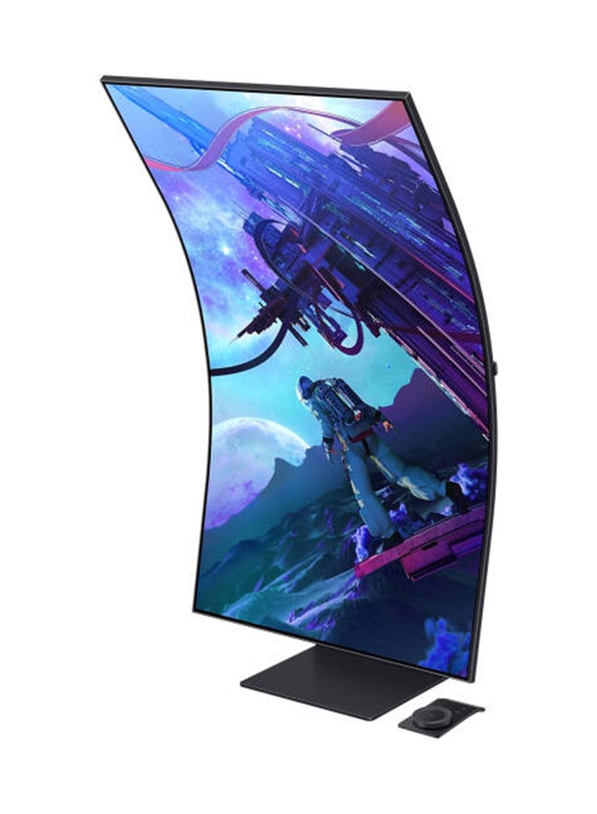 سامسونج شاشة الألعاب المنحنية G97NC أوديسي آرك، 55" UHD 165Hz، لوحة كوانتم ميني-LED 16:9، زمن استجابة 1 مللي ثانية (GtG)، 1.07 مليار لون مع HDR10+، أربعة مكبرات صوت، جهاز تحكم عن بعد، LS55CG97WNMXUE - Image 4