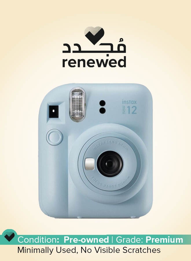 FUJIFILM Renewed - Instax Camera Mini 12 Pastel Blue - Image 1