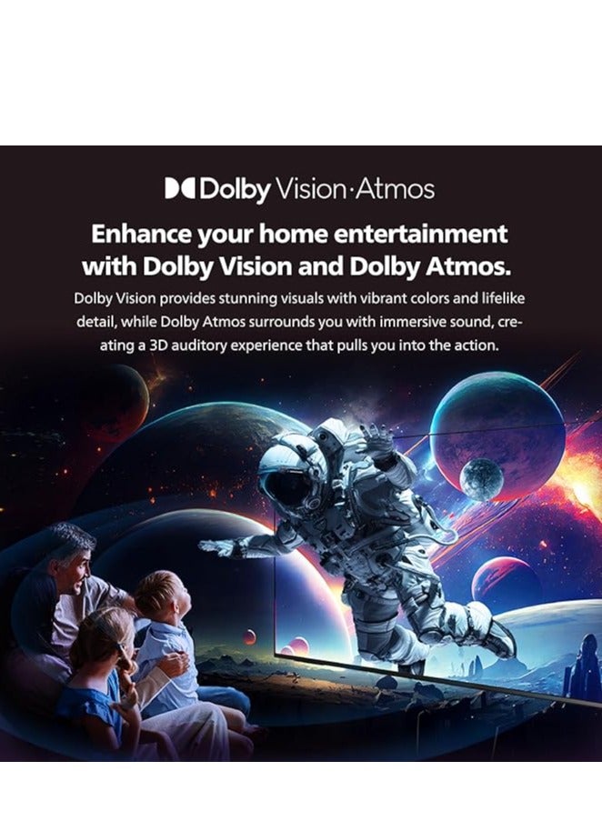 Philips 50 inch QLED 4K Google Smart TV - Dolby Atmos/HDR10 - 50PQT8169/56 Black 50PQT8169/56 BLACK  - Image 4