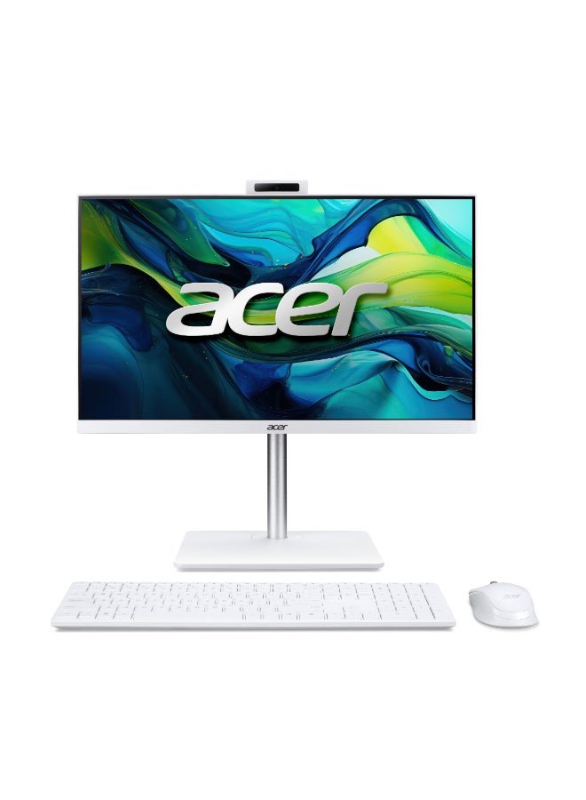 Acer Aspire C24 Laptop With 23.8-Inch Full HD Display, Core i5-13420H Processor/16GB RAM/512GB SSD/Intel Iris XE Graphics/Windows 11 Home English White - Image 1