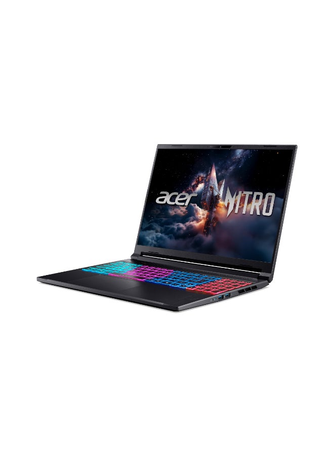 Acer Nitro V16S Slim Laptop With 16-Inch WQXGA Display, Core 7-240H Processor/16GB RAM/1TB SSD/8GB NVIDIA®GeForce®RTX 5060 Graphics/Windows 11 Home English Black - Image 3