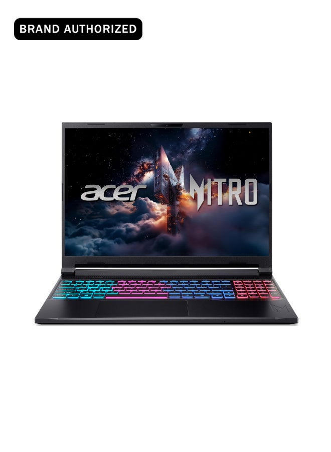 Acer Nitro V16S Slim Laptop With 16-Inch WQXGA Display, Core 7-240H Processor/16GB RAM/1TB SSD/8GB NVIDIA®GeForce®RTX 5060 Graphics/Windows 11 Home English Black - Image 1