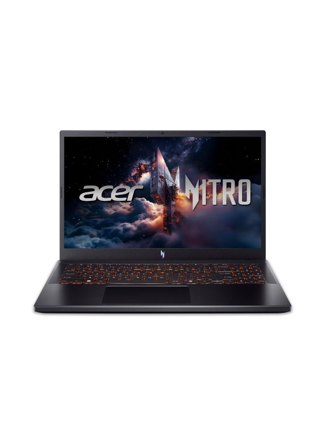 Acer Nitro V ANV15 Laptop With 15.6-Inch Full HD Display, Core i9-13900H Processor/16GB RAM/1TB SSD/8GB NVIDIA®GeForce®RTX 5080 Graphics/Windows 11 Home English Obsidian Black English Obsidian Black - Image 1