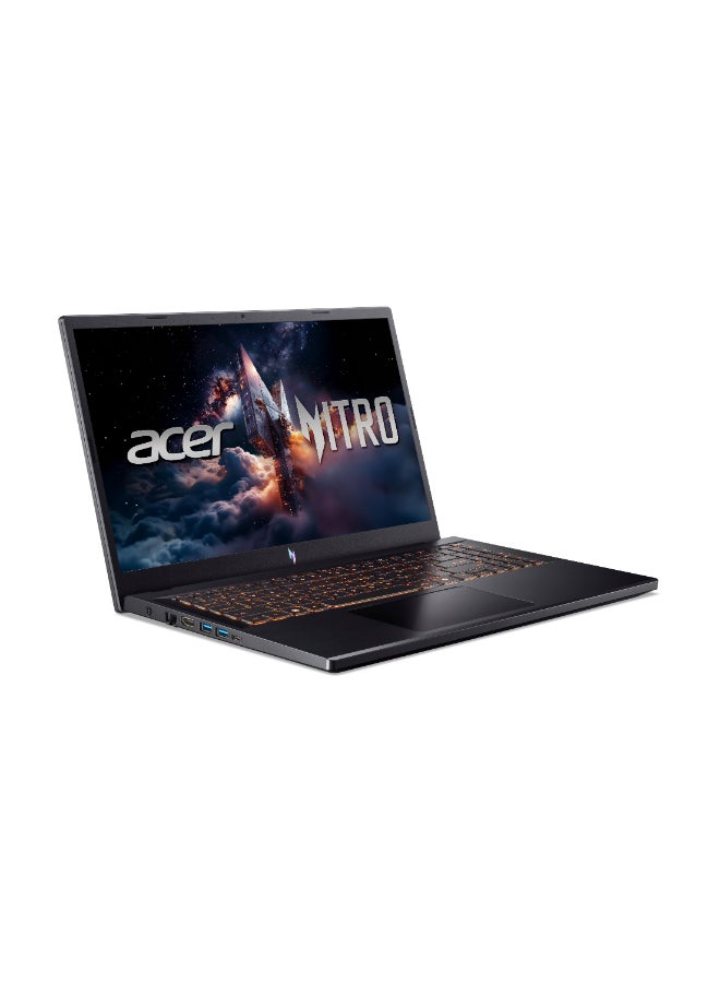 Acer Nitro V ANV15 Laptop With 15.6-Inch Full HD Display, Core i9-13900H Processor/16GB RAM/1TB SSD/8GB NVIDIA®GeForce®RTX 5080 Graphics/Windows 11 Home English Obsidian Black English Obsidian Black - Image 2
