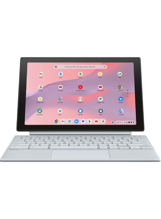 ASUS Chromebook Detachable CM3001 Laptop With 10.5-Inch Display, MediaTek Kompanio 520 Processor/4GB RAM/64GB EMMC/MediaTek Integrated Graphics/Chrome OS English Fog Silver  - Image 1