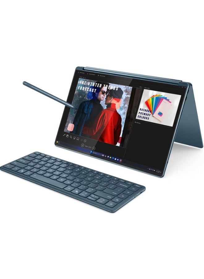 Lenovo Yoga Book 9 14IAH10 2-in-1 Convertible (2025) Laptop 2nd Series 14-Inch 2.8K Display, Core Ultra 9-285H Processor/32GB RAM/1TB SSD/Intel Arc 140T Graphics/Windows 11 Home Arabic Tidal Teal - Image 2