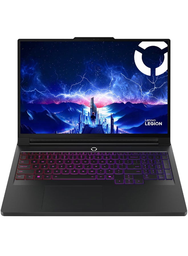 Lenovo Legion Pro 7 16IAX10H Gaming (2025) Laptop 2nd Series 16-Inch WQXGA Display, Core Ultra 9-275HX Processor/64GB RAM/2TB SSD/24GB NVIDIA GeForce RTX 5090 Graphics Card/Windows 11 Home Arabic Eclipse Black  - Image 1
