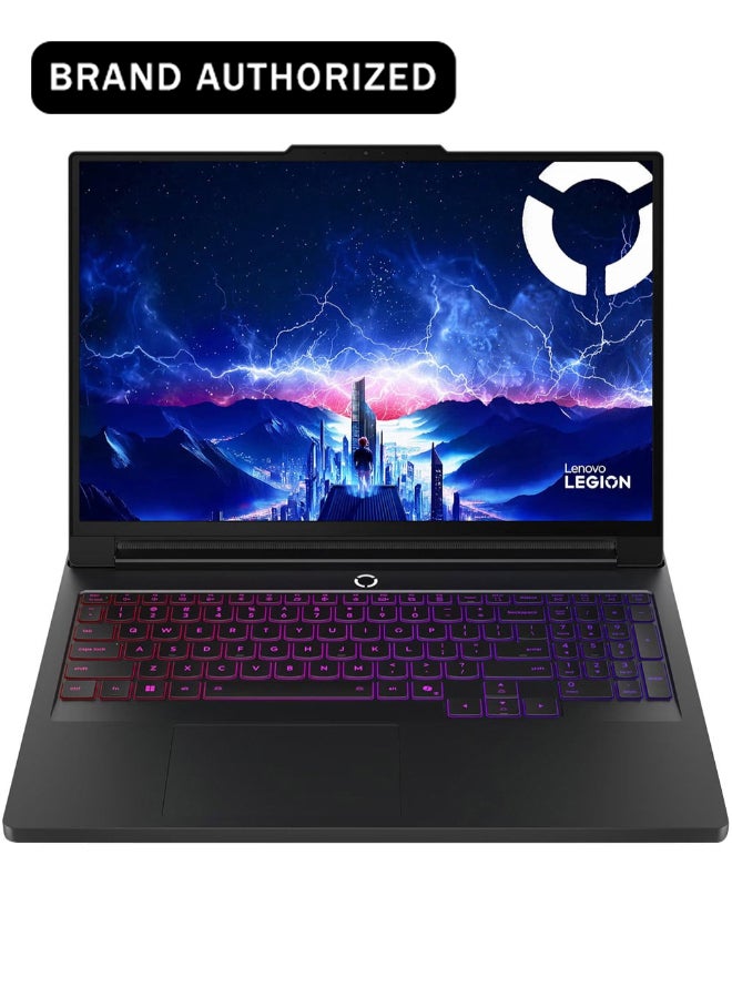 لينوفو Legion Pro 7 16IAX10H Gaming (2025) Laptop 2nd Series 16-Inch WQXGA Display, Core Ultra 9-275HX Processor/64GB RAM/2TB SSD/24GB NVIDIA GeForce RTX 5090 Graphics Card/Windows 11 Home Arabic Eclipse Black Arabic Eclipse Black - Image 1