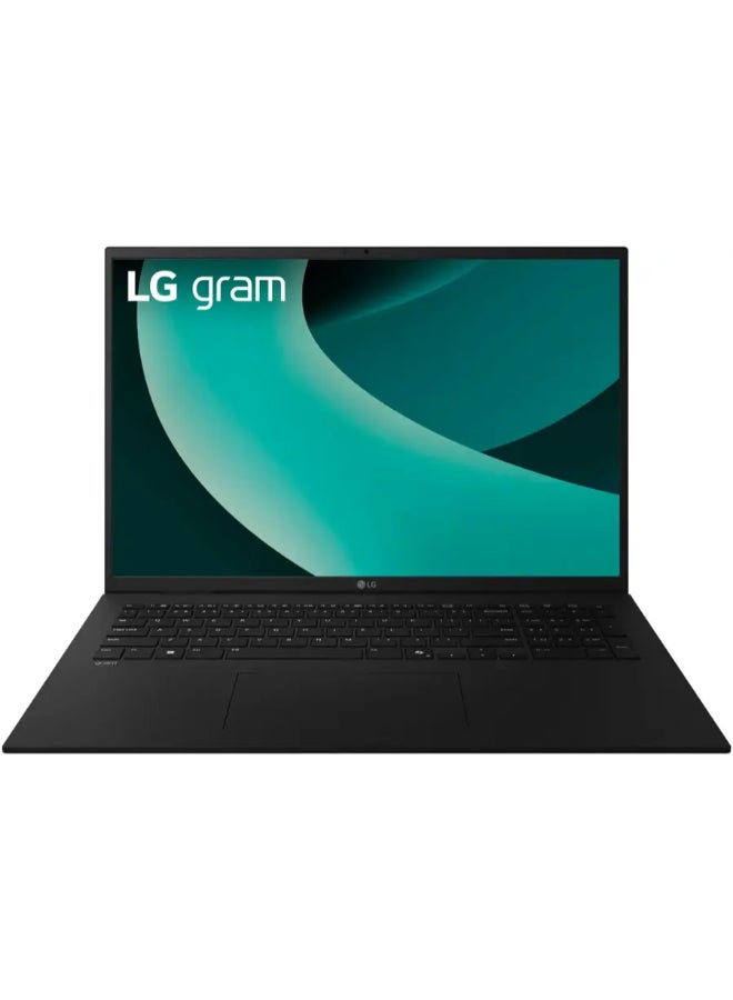 إل جي لابتوب جرام بشاشة تعمل باللمس مقاس 17 بوصة Copilot+ PC، مع معالج Intel Core Ultra 7 Series 2/32GB RAM/1TB SSD/رسومات Intel Arc/Windows 11 Home باللون الأسود الأوبسيديان - Image 2