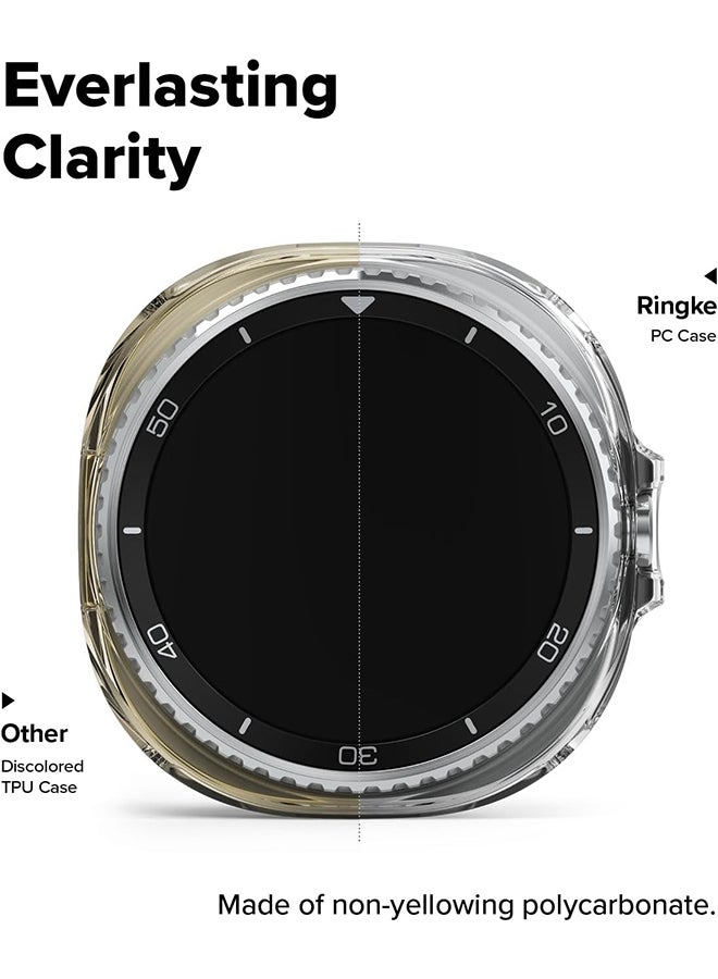 Ringke Slim For Samsung Galaxy Watch 8 Classic 46mm Case [2 Pack] Ultra Thin Lightweight Hard PC Cover - Clear & Alpine Clear Clear & Alpine Clear - Image 3