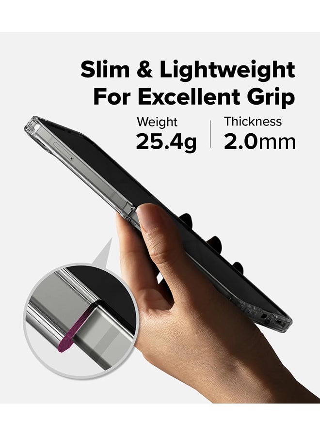 Ringke Fusion Magnetic For Samsung Galaxy Z Flip 7 Case [For MagSafe] Slim Transparent Protective Cover with Shockproof Bumper -Clear clear  - Image 5