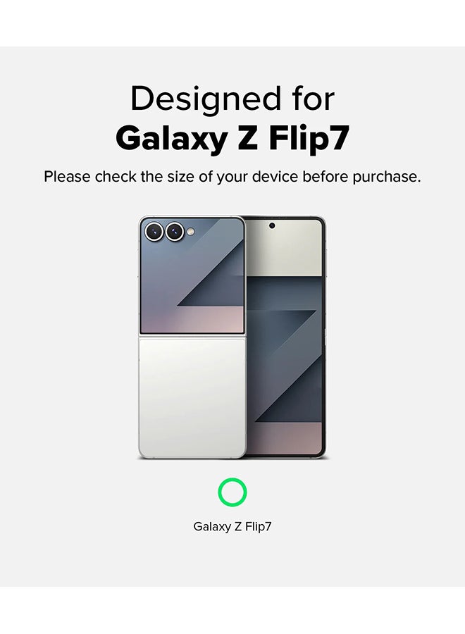 Ringke Fusion For Samsung Galaxy Z Flip 7 Case [Flexible TPU Connector] Slim Transparent Protective Cover with Shockproof Bumper Phone Case Cover -Clear Dry Flowers - Image 2