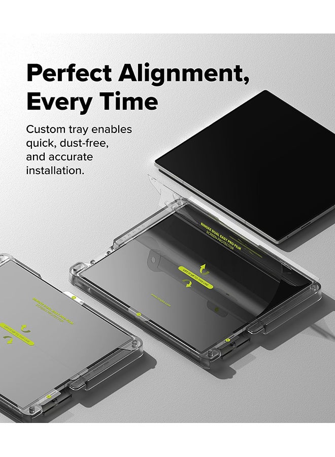 رينجك Dual Easy Pro Film [Self Healing Repair Coating] For Samsung Galaxy Z Fold 7 Screen Protector, 4-Layer Protection with Easy Installation Tool -2 Pack  - Image 3