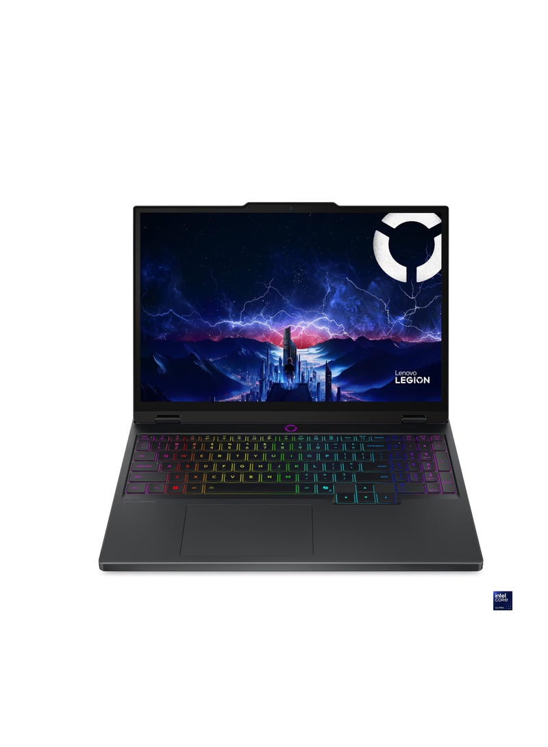 لينوفو (Upgraded Version) Legion 5 15IRX10 Gaming Laptop With 15.1-Inch WQXGA OLED Display, Intel Core i9-14900HX Processor/32GB RAM/1TB SSD/8GB Nvidia GeForce RTX 5070 Graphics Card/DOS(Without Windows)  Eclipse English Eclipse Black - Image 1