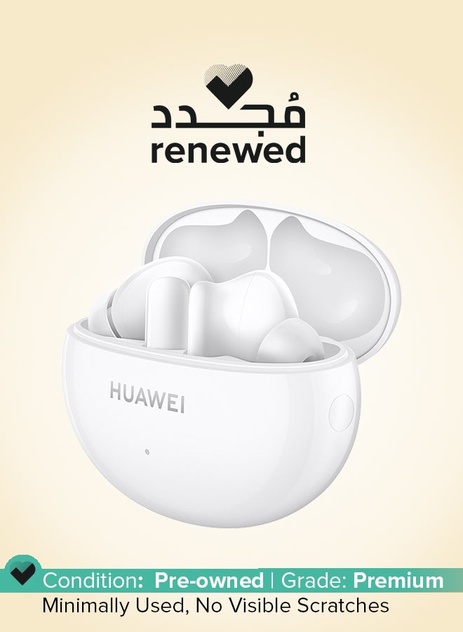 هواوي Renewed - FreeBuds 5i Wireless Earphone, TWS Bluetooth Earbuds Ceramic White - Image 1