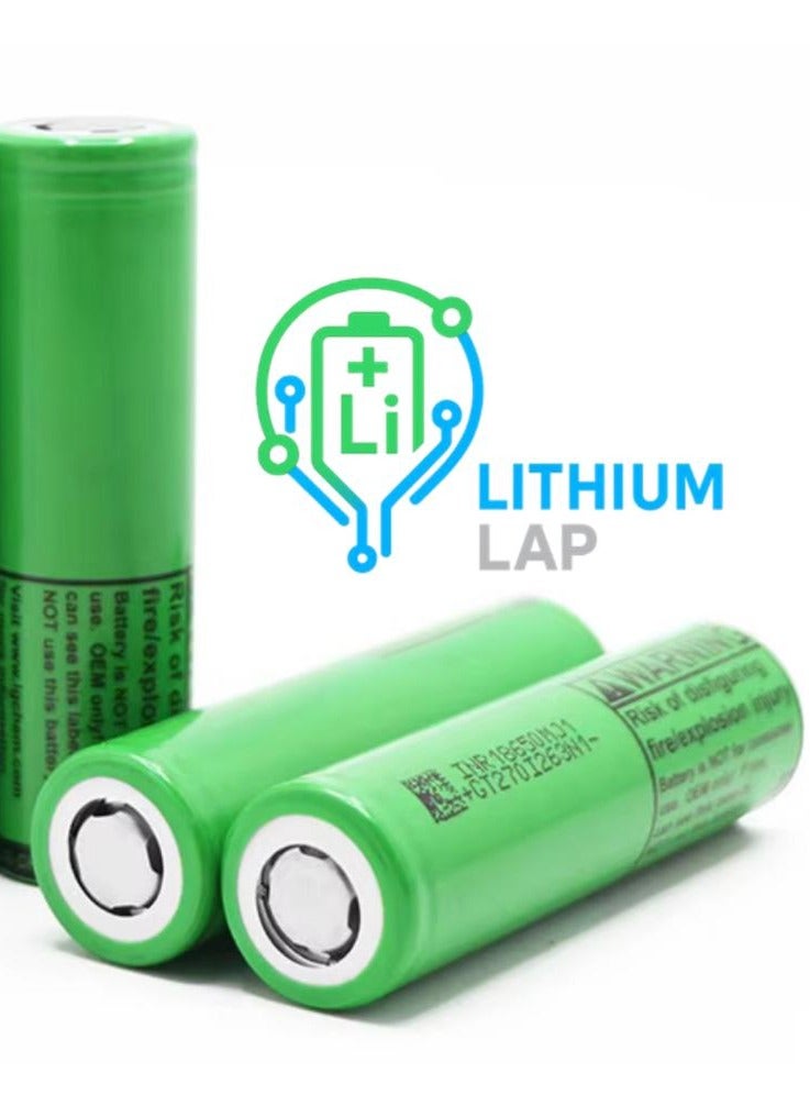 LG 3500 mAh LG 18650 Lithium-Ion Battery | 1 Piece – Original & High Performance GREEN - Image 5