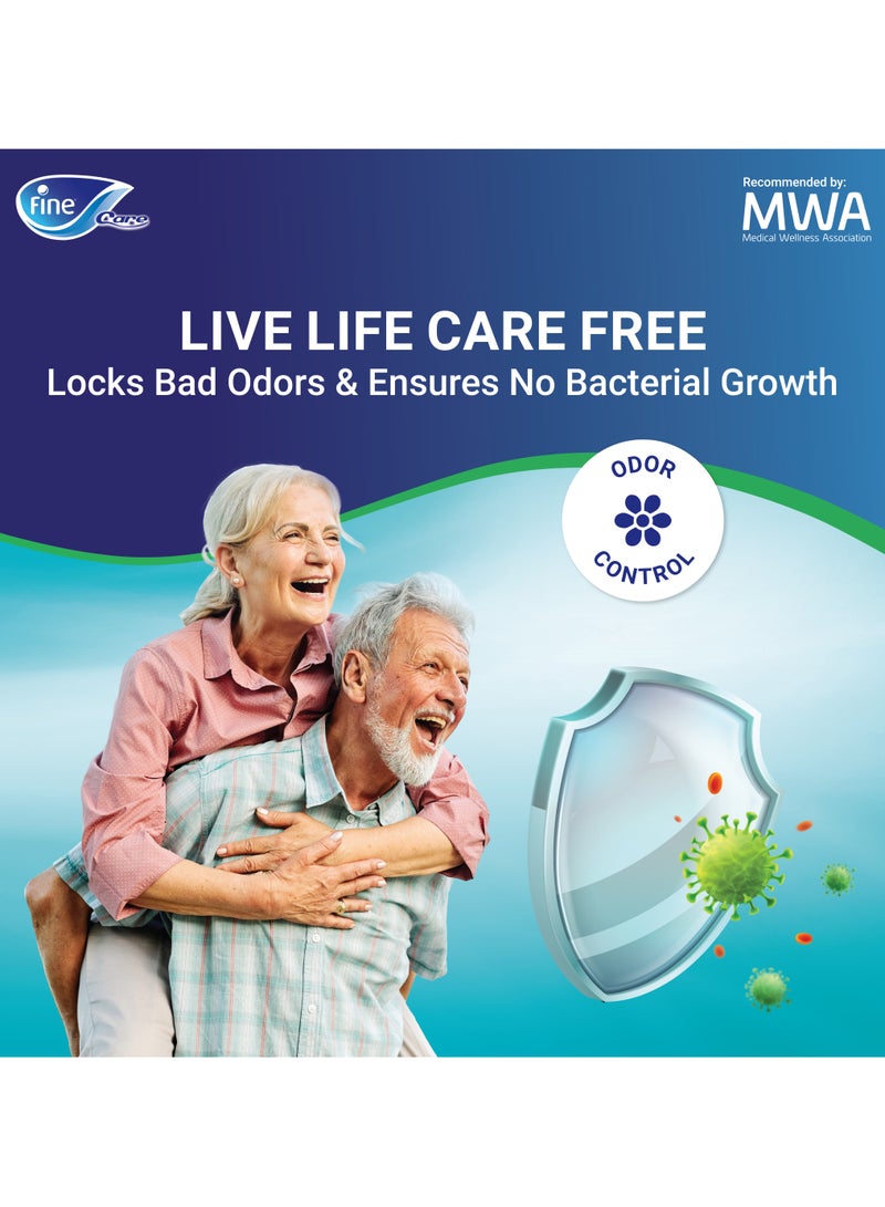 فاين حفاظات الكبار غير محددة الجنس مقاس الخصر 110 كبيرة 16 قطعة - Image 3