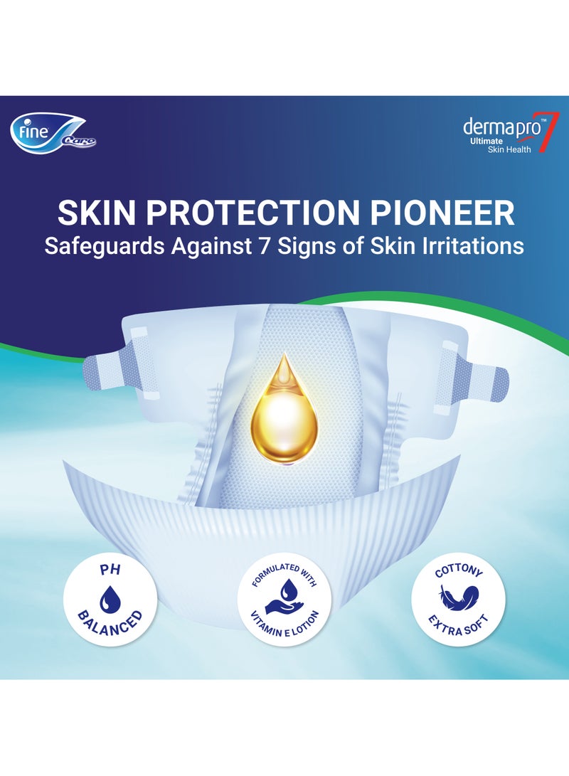 فاين حفاظات الكبار غير محددة الجنس مقاس الخصر 110 كبيرة 16 قطعة - Image 4