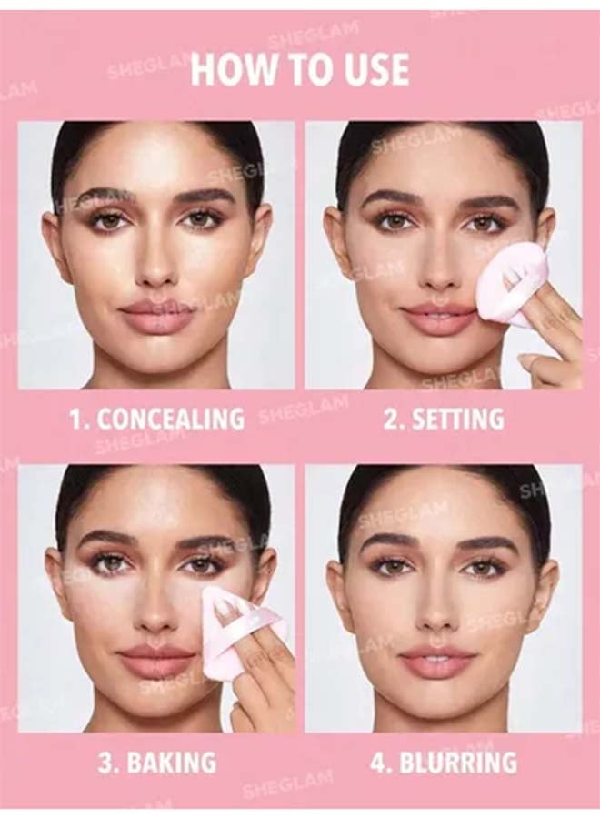 شيجلام طقم إسفنجة بودرة جاهزة للاستخدام 3 قطع - Image 4