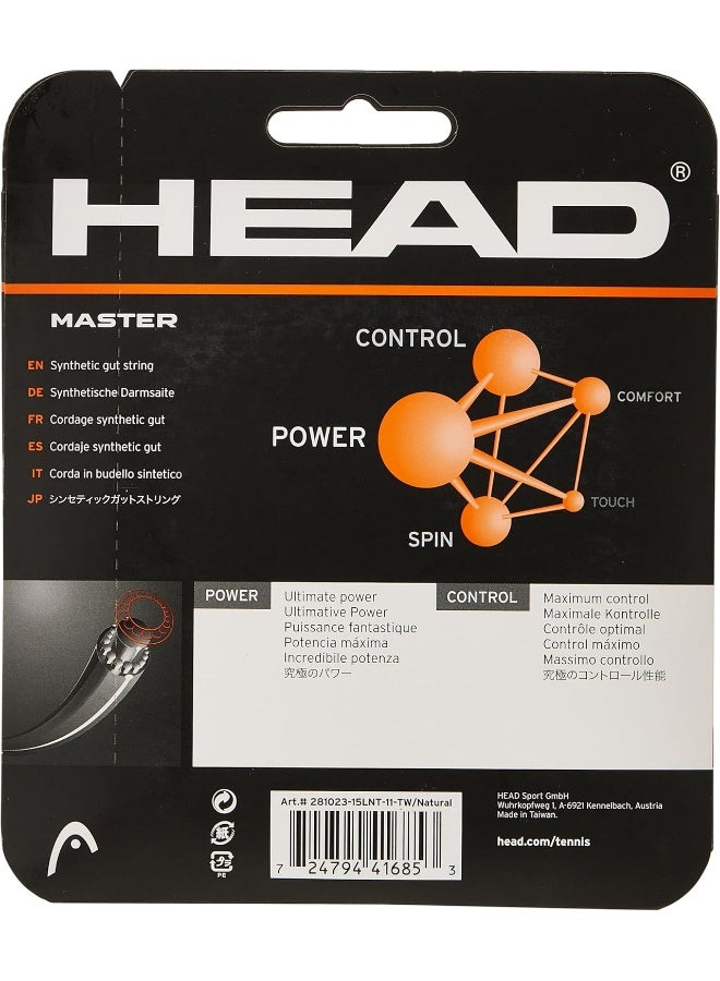 HEAD Master Tennis String Reel, 200 Meter Length, Silver - Image 3