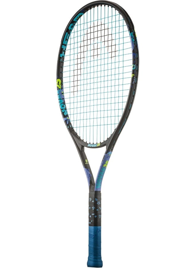 HEAD Novak Aluminum Tennis Racket, 4.0 Inch Grip, Unstrung, 215 Grams, Ideal for Junior Beginners 215 grams