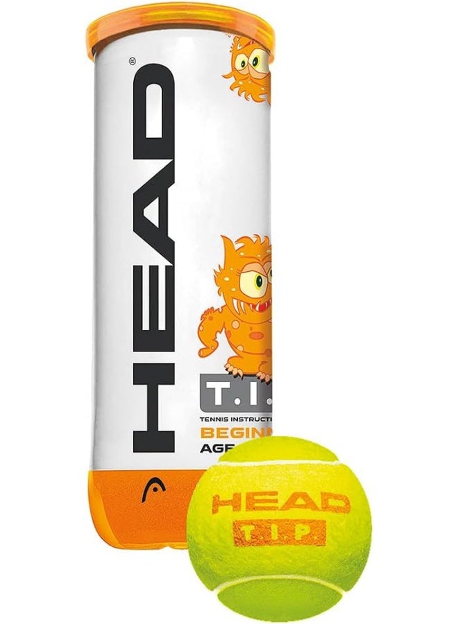 HEAD Tip 3‑Stage 1 Tennis Balls – Junior Low Compression Set - Image 1