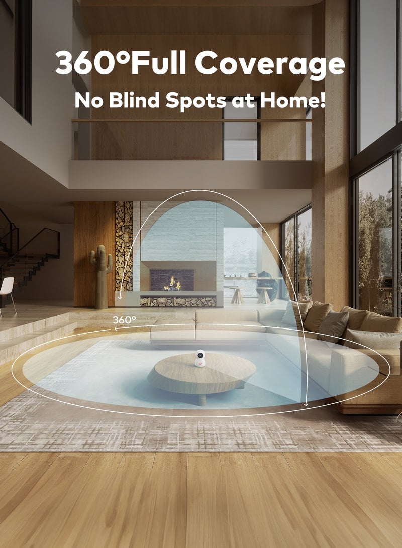 ITEL N1 2K 360 Degree Smart Home Security Camera / Motion Detection /Human Detection/Night Vision/Two-way Audio  - Image 4