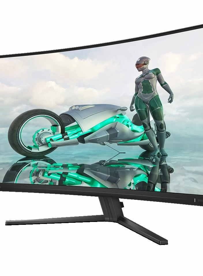 فيليبس Evnia 32M2C3500L 32-Inch QHD Gaming Monitor Curved Fast VA 180Hz 1ms Response Time HDMI DisplayPort - Black  - Image 2