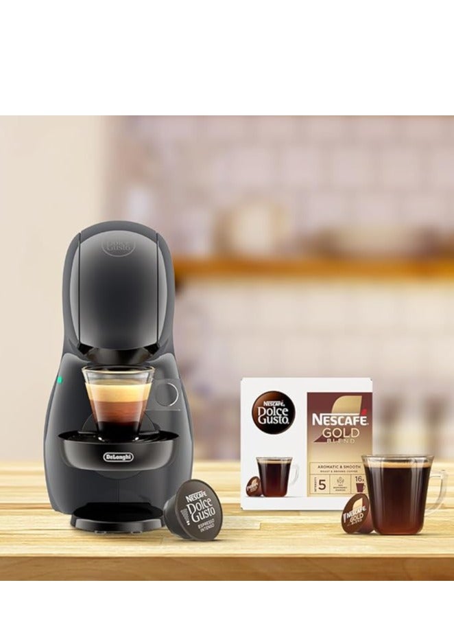 Nescafe De'Longhi Dolce Gusto Piccolo XS EDG210.A Coffee Capsule Machine with Compact Design, Auto Shut-Off, Hot and Cold Drinks, 15 Bar Pressure, Black 0.8 L 1460 W Dolce Gusto Piccolo XS black  - Image 2
