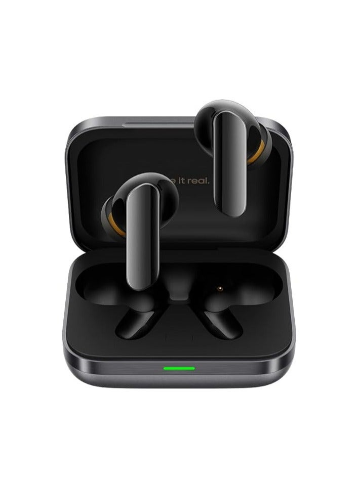 ريل مي سماعات ريلمي بودز إير 7 برو مع ترجمة حية بالذكاء الاصطناعي، سائق مزدوج 11 مم + 6 مم، 48 ساعة من وقت التشغيل، 53 ديسيبل إلغاء الضوضاء النشط، LHDC، 45 مللي ثانية زمن انتقال منخفض، صوت مكاني 360°، مقاومة للغبار والماء IP55 - Image 1