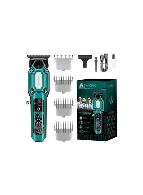 V-900 Professional Men's Razor Ceramic Blades Metalogic Charging and Electricity Runtime 120 Minutes Charging Time 2 Hours USB Charger