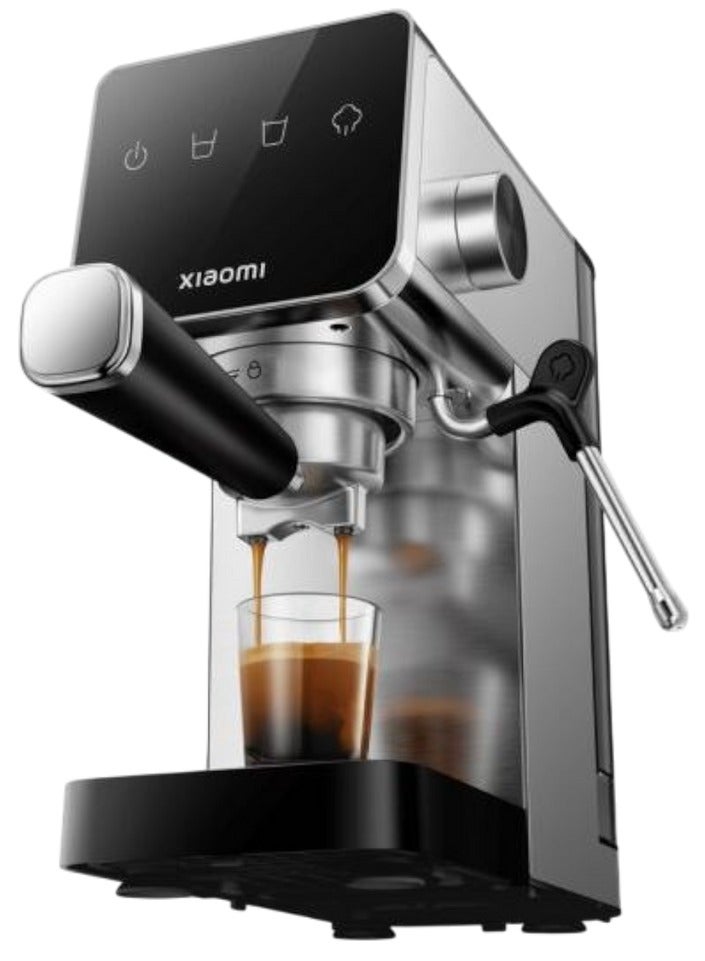 شاومي Semi Automatic Espresso Machine, Milk Frother 20 Bar  Pump 0.9 L 1350 W CME003 Silver  - Image 1