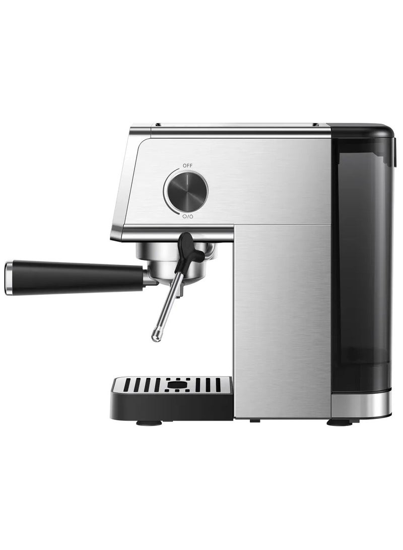 شاومي Semi Automatic Espresso Machine, Milk Frother 20 Bar  Pump 0.9 L 1350 W CME003 Silver  - Image 4