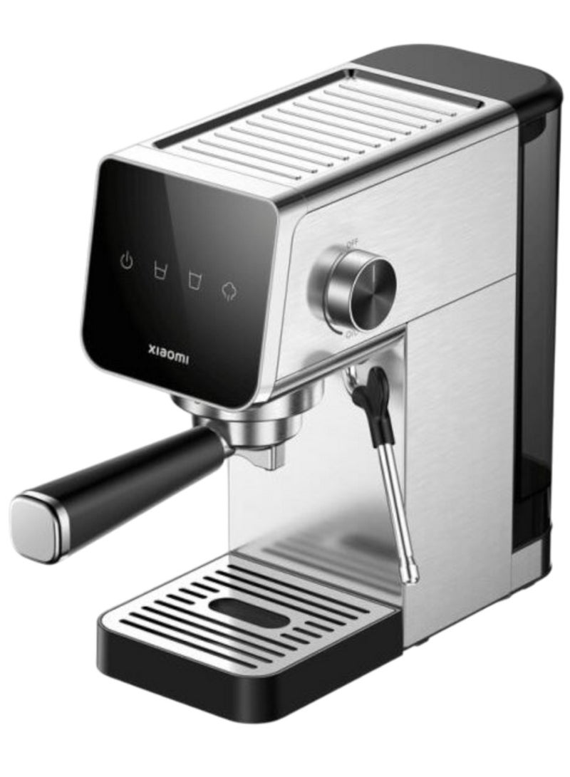 شاومي Semi Automatic Espresso Machine, Milk Frother 20 Bar  Pump 0.9 L 1350 W CME003 Silver  - Image 3