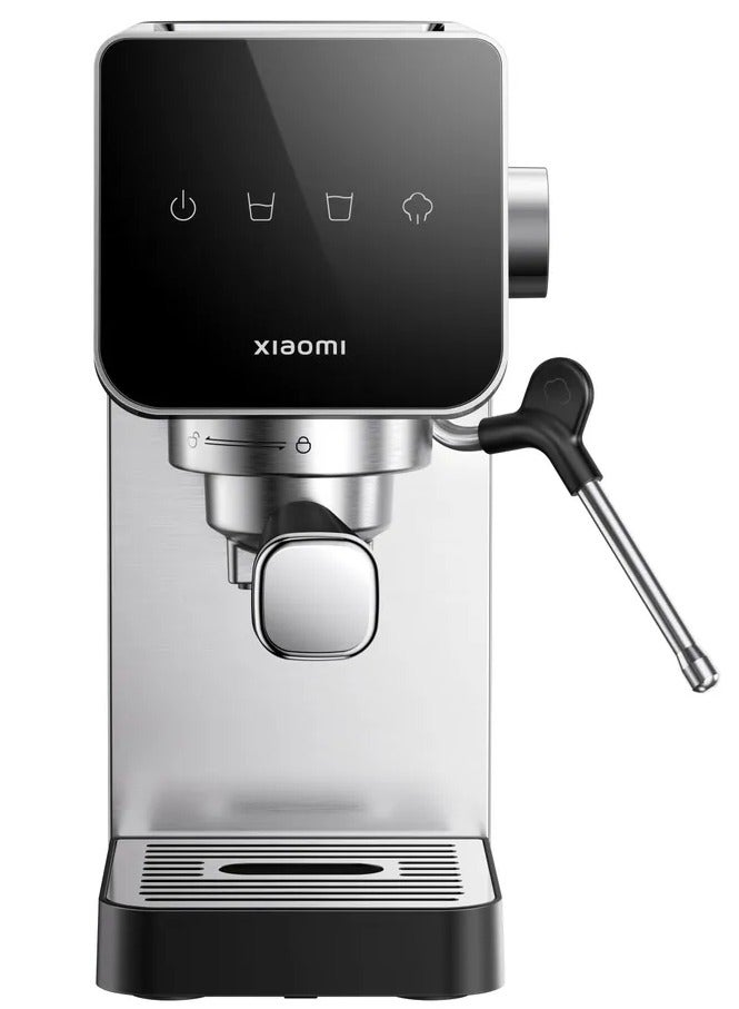 شاومي Semi Automatic Espresso Machine, Milk Frother 20 Bar  Pump 0.9 L 1350 W CME003 Silver  - Image 2