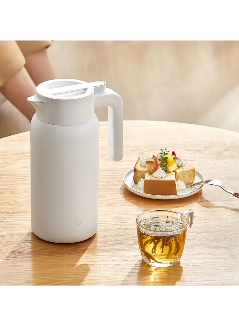 Xiaomi Mijia Insulated Kettle – Long-Lasting Temperature Lock, 316L Stainless Steel Inner, Anti-Backflow Spout - 1.8 L 2 W MJBWH01PL White - Image 5
