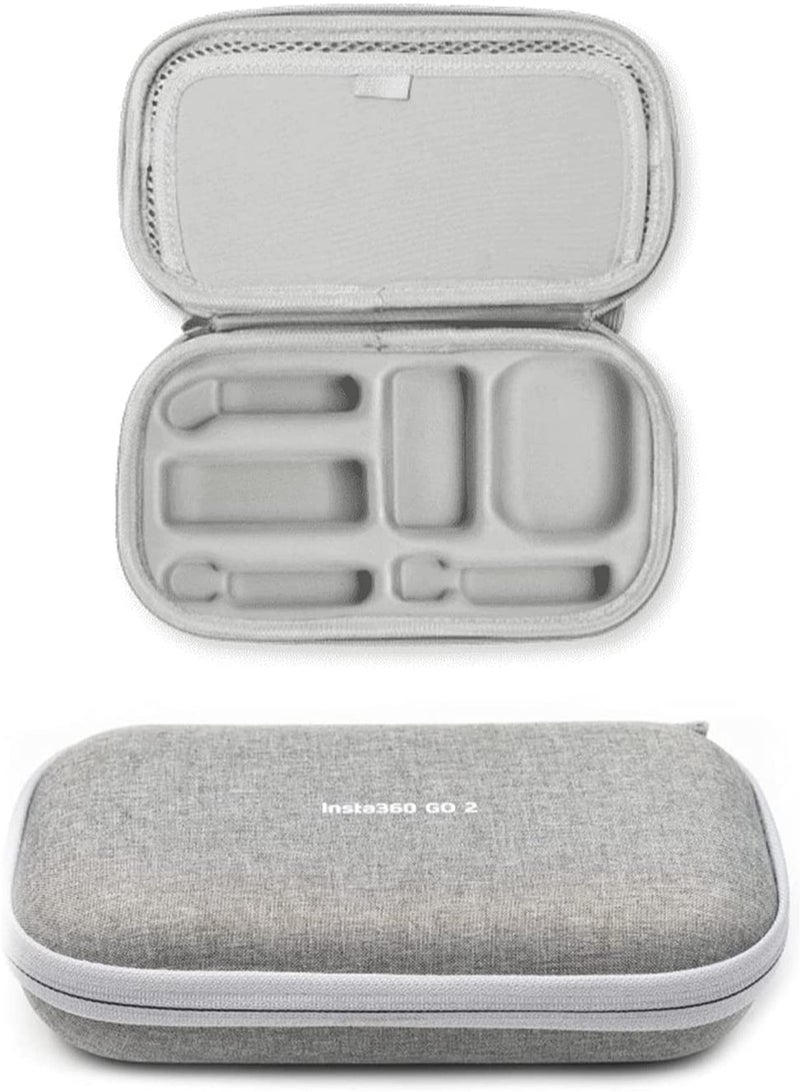 انستا 360 Go 2 Travel Carry Case with Moulded Inserts for All Accessories for Convenience and Protection - Grey Go 2 - Image 1
