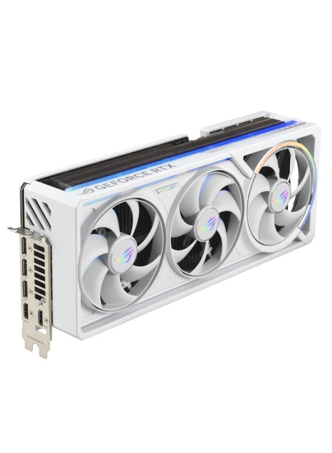 ASUS ROG Astral GeForce RTX 5080 O16G White OC Edition 16GB GDDR7 Graphics Card, 2790MHz Boost Clock, PCIe 5.0, Quad Axial-Tech Fans, Vapor Chamber Cooling, 3.8-Slot, HDMI 2.1, DisplayPort 2.1, ARGB, GPU Tweak III, Dual BIOS, White Metal Shroud, 16-Pin Power | 90YV0LV4-M0NA00 - Image 5