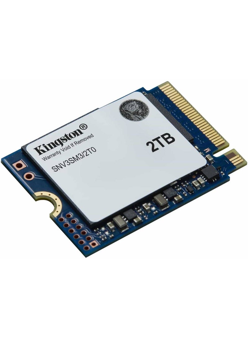 Kingston NV3 PCIe 4.0 NVMe Internal SSD, 2TB Capacity, M.2 2230 Form Factor, 6000 MB/s Sequential Read & 5000 MB/s Sequential Write Speed, 3D NAND Technology, 640 TBW Endurance | SNV3SM3/2T0 2 TB  - Image 2