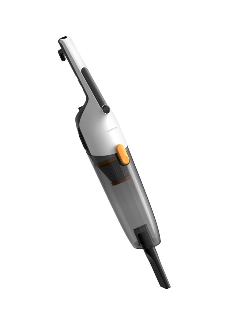 Deerma Vacuum Cleaner, 2-in-1 Handheld & Stick Vacuum, 17Kpa Powerful Suction, 1.7L Dust Cup, Lightweight Portable Vacuum for Home, Bed, and Car 600 W DX170 White - Image 3