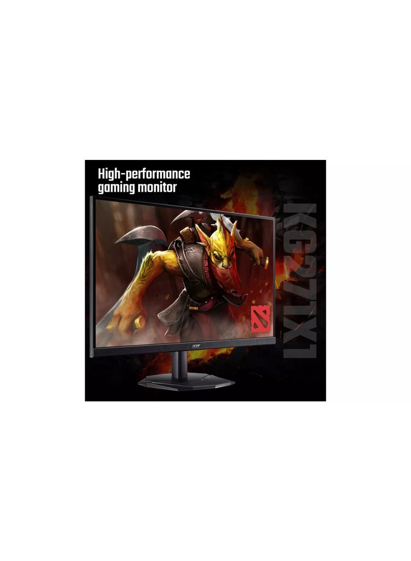 Acer Nitro KG271 X1 27in 200Hz FHD Gaming Monitor Black  - Image 2