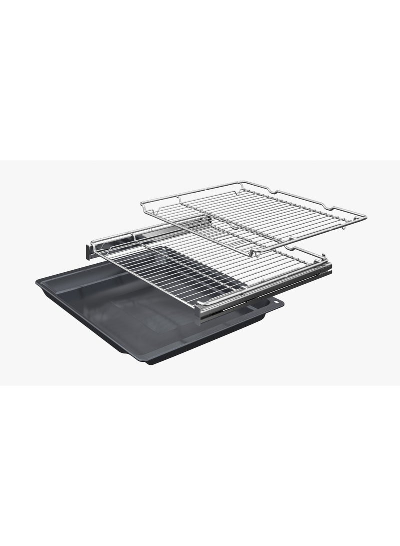 BOSCH 60x60 Cm Built-In Oven, Digital Control Ring, Series 8, TFT Touch Display, Pyrolytic Cleaning, Home Connect for Remote Monitoring, HBG776NB1M Black HBG776NB1M Black - Image 5