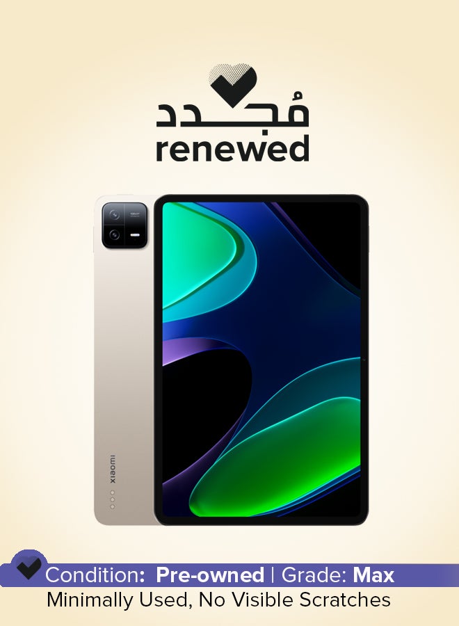Xiaomi Renewed - Pad 6 11-inch Gold 8GB RAM 256GB Wifi - Image 1