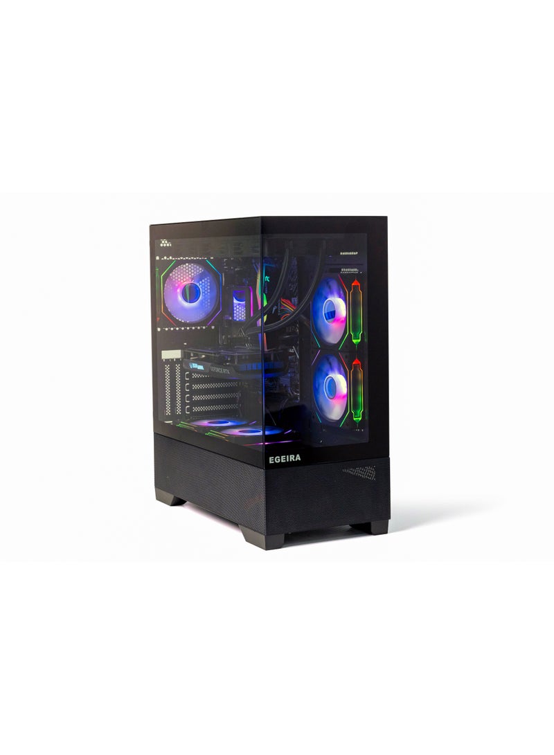 Setup Master Gaming PC With Intel Core i5-12400F Processor/16GB RAM DDR5/1TB SSD/Nvidia GeForce RTX 3050 Graphics Card/Windows 11 Pro/ Black  - Image 1